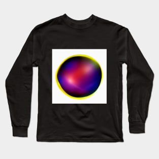 Star Eyes Artificial Intelligence Color Art- Retro Sunset Vintage Color Art - AI Watercolor Long Sleeve T-Shirt